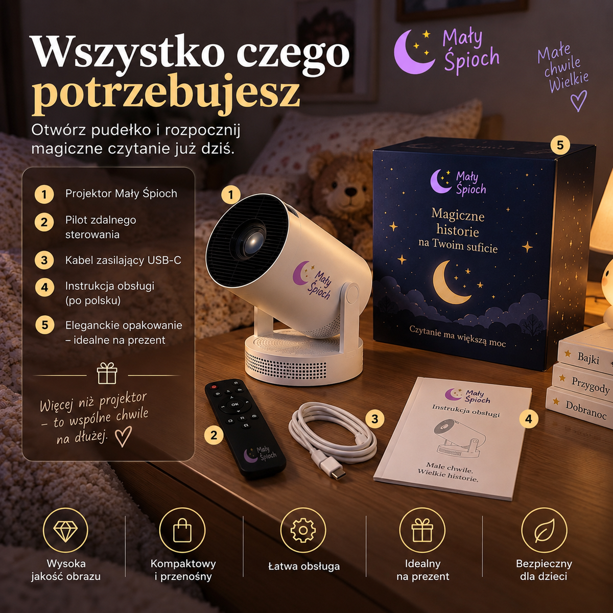 Bajkoprojektor™ — Projektor do Książek dla Dzieci